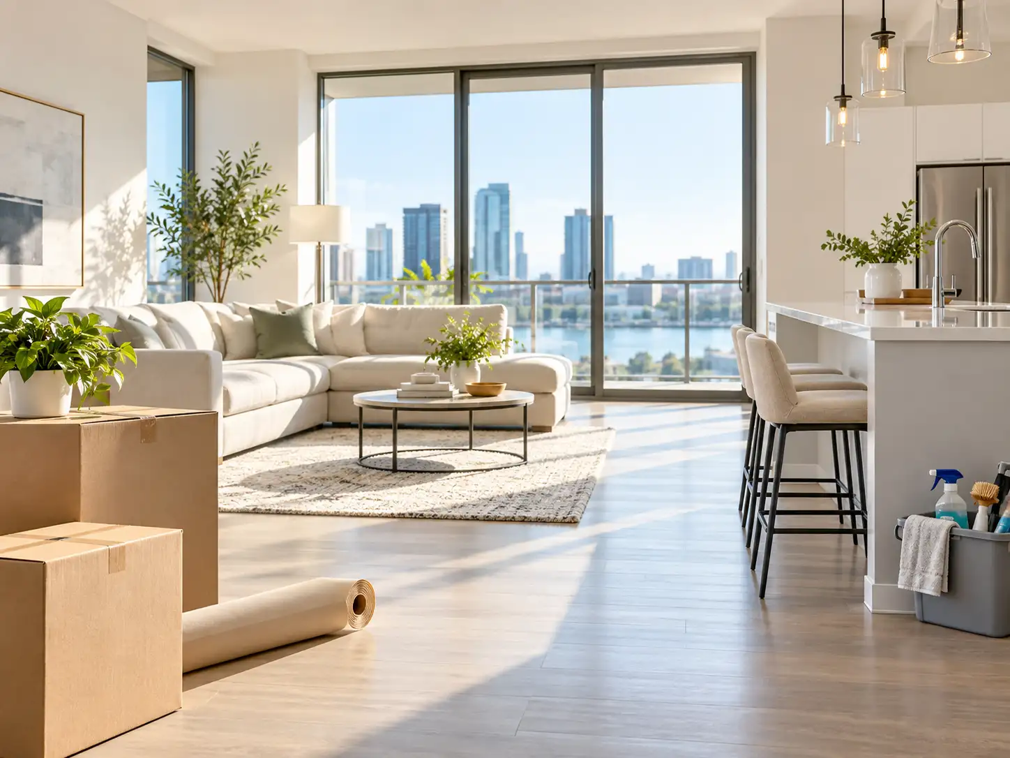 move in clean apartment